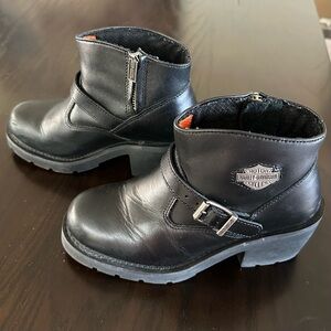 Harley-Davidson Black Riding Boots